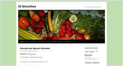 Desktop Screenshot of 33smoothies.com